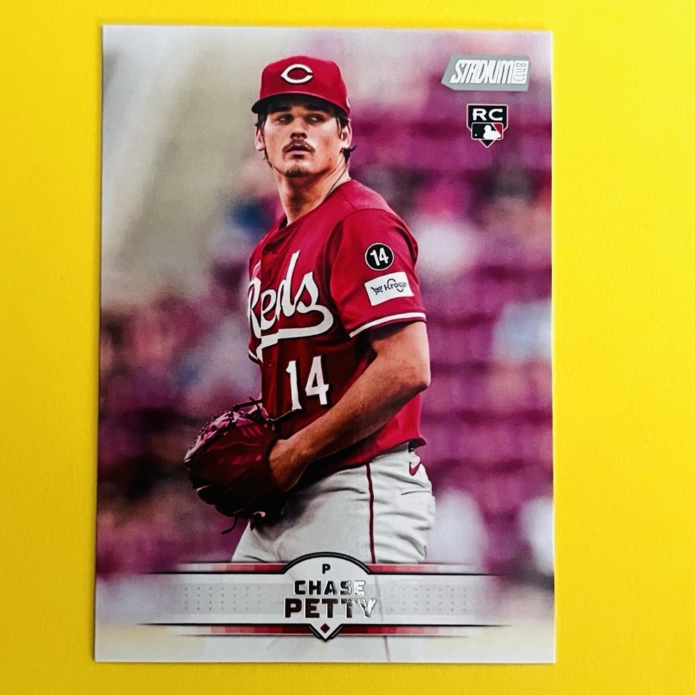 2025 Topps Stadium Club Chase Petty RC #59 Cincinnati Reds Rookie Card